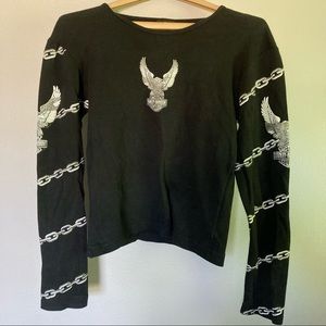 Harley-Davidson Ladies Chain Link Long Sleeve Top